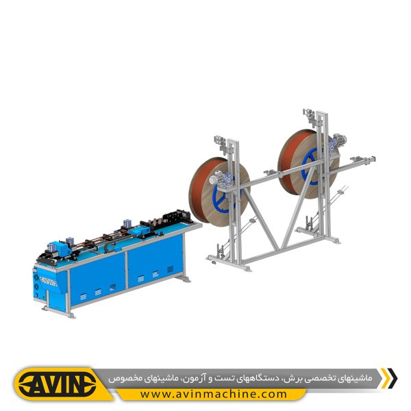 ماشین صاف کن و برش روتاری لوله مسی و آلومینیومی مدل CTC-105-02